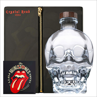 750ml40度箱付c希少 ROLLING STONES 50TH  クリスタルヘッドウォッカ